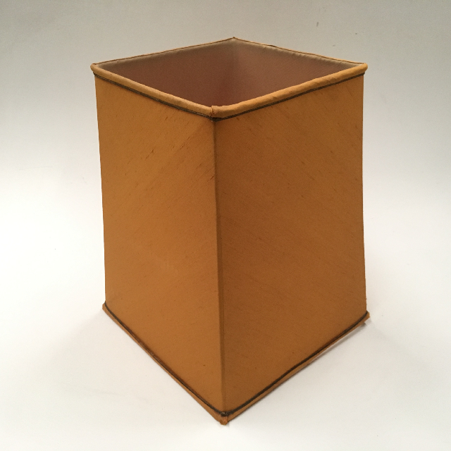 LAMPSHADE, 1960s 70s (Medium) Orange Square